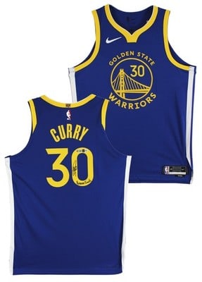 Stephen Curry Human Torch signed Nike Icon Edition authentic jersey BAS: Stephen Curry Human Torch signed Nike Icon Edition authentic jersey BAS This blue Nike Icon Edition authentic jersey features the personal signature of Stephen Curry of the Golden State Warriors, alon