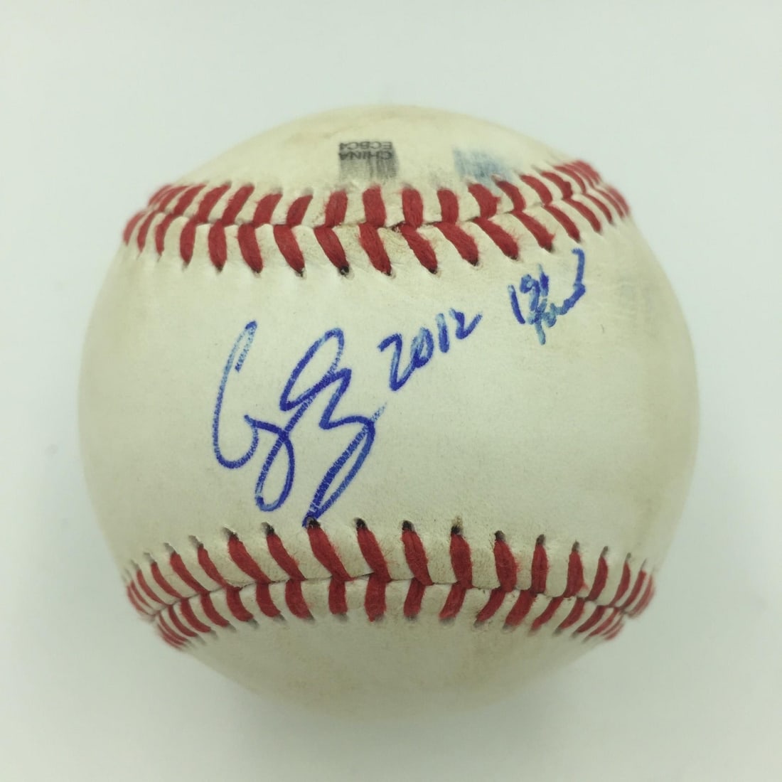 Corey Seager 2012 1st Pick Signed Game Used Minor League Baseball JSA (1 of 5)
