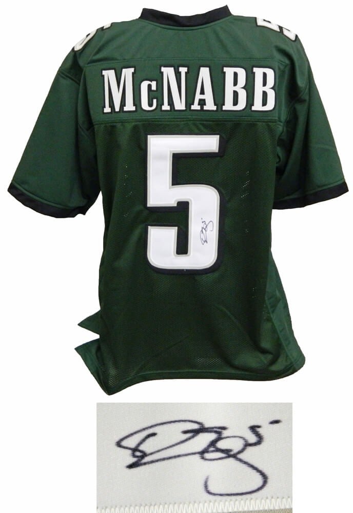 Donovan McNabb Signed Philadelphia Eagles Green Jersey with Certificate of Authenticity (1 of 1)