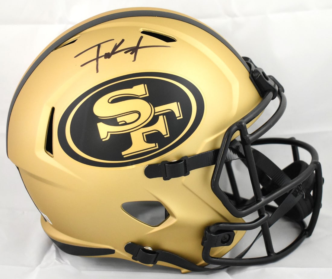 San Francisco 49ers Full Size Speed Helmet Signed by Frank Gore Beckett Hologram (1 of 5)