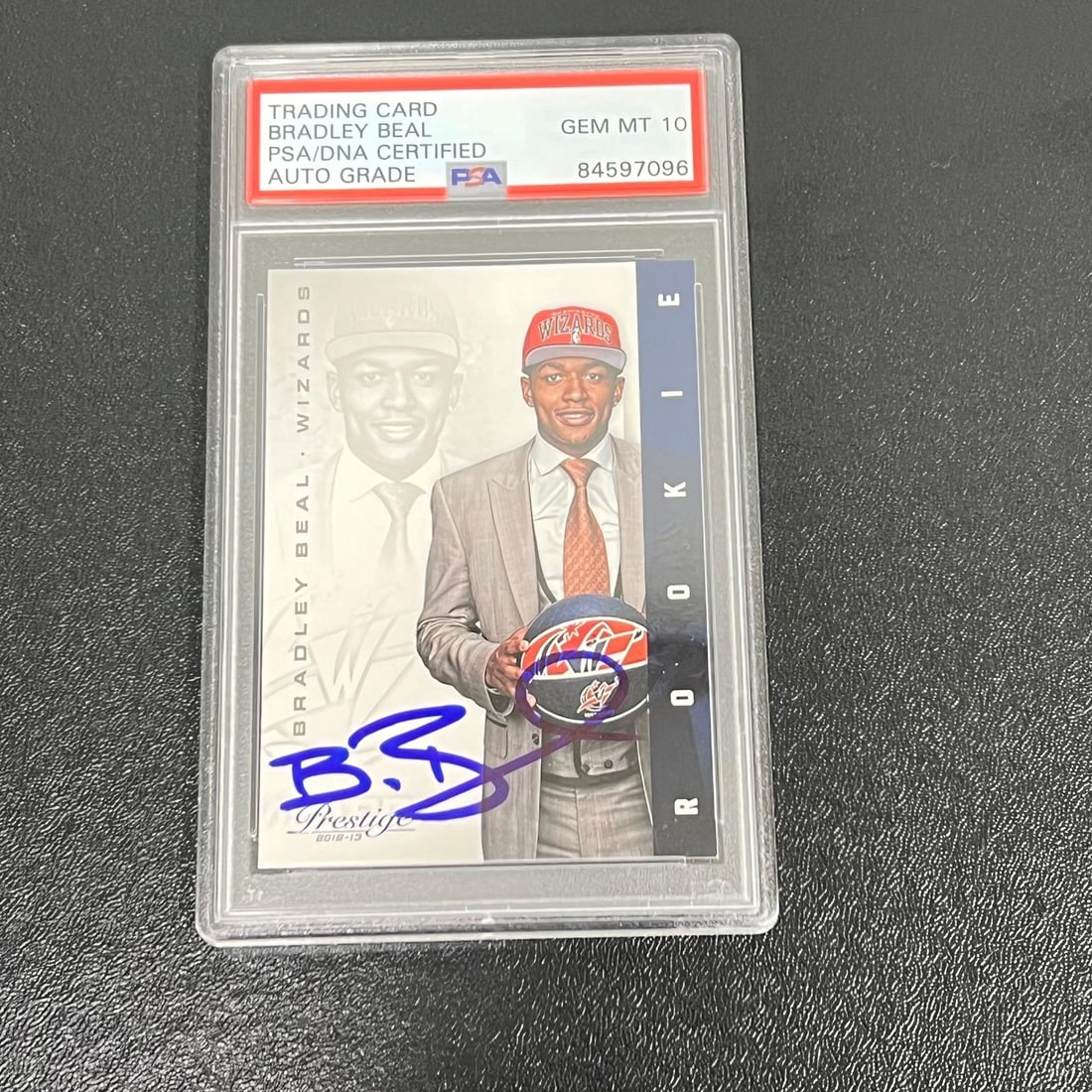 2012-13 Panini Prestige #212 Bradley Beal Signed Card PSA/DNA: 2012-13 Panini Prestige #212 Bradley Beal Signed Card PSA/DNA This listing features a 2012-13 Panini Prestige #212 trading card, signed by Bradley Beal, the standout player for the Washington Wizards.