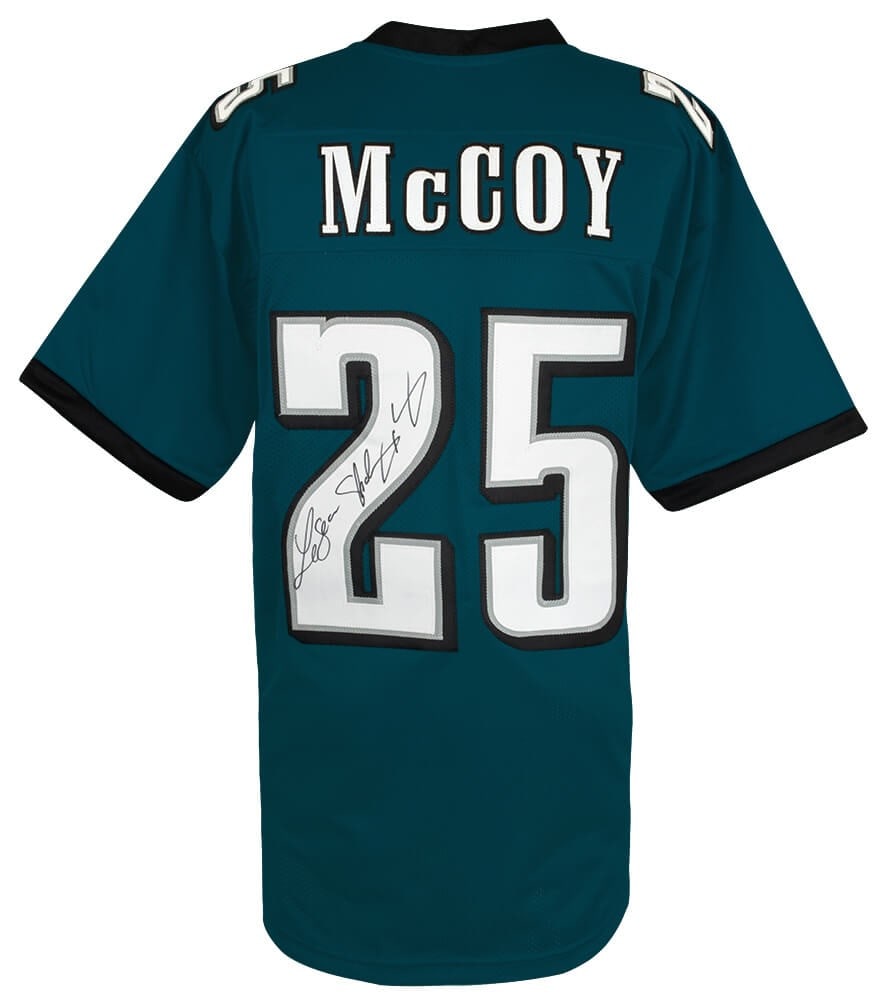 LeSean McCoy Signed Eagles Green Jersey with Shady Inscription COA (1 of 3)