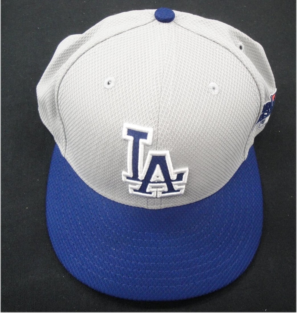 Andre Ethier #16 Dodgers Authentic 2013 Playoff Baseball Cap: Andre Ethier #16 Dodgers Authentic 2013 Playoff Baseball Cap This is an authentic Los Angeles Dodgers game-used baseball cap worn during the 2013 playoffs by Andre Ethier, #16. The cap is a team-issue