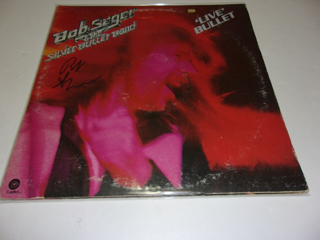 Signed Bob Seger Silver Bullet Band LP Album with Certificate of Authenticity (1 of 1)