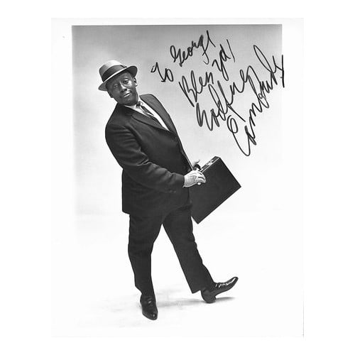 Signed Godfrey Cambridge 8x10 Black White Photo Authenticated by JSA: Signed Godfrey Cambridge 8x10 Black White Photo Authenticated by JSA This is an original 8x10 black and white photograph signed by Godfrey Cambridge, the noted comedian. The autograph has been authent
