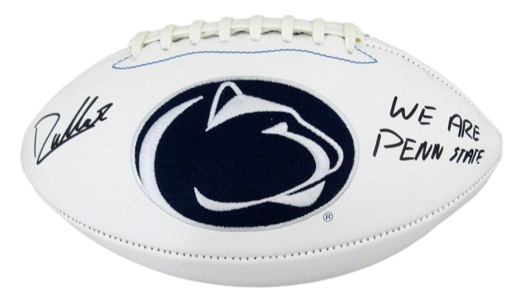 Drew Allar Signed Penn State Logo Football JSA Certified: Drew Allar Signed Penn State Logo Football JSA Certified This is an original Drew Allar autographed and inscribed Penn State logo football, perfect for any collector or fan of NCAA football. The ball 