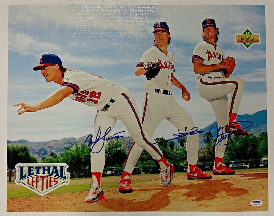 Finley Abbott Langston Signed 16x20 Angels Canvas Photo With PSA COA (1 of 3)