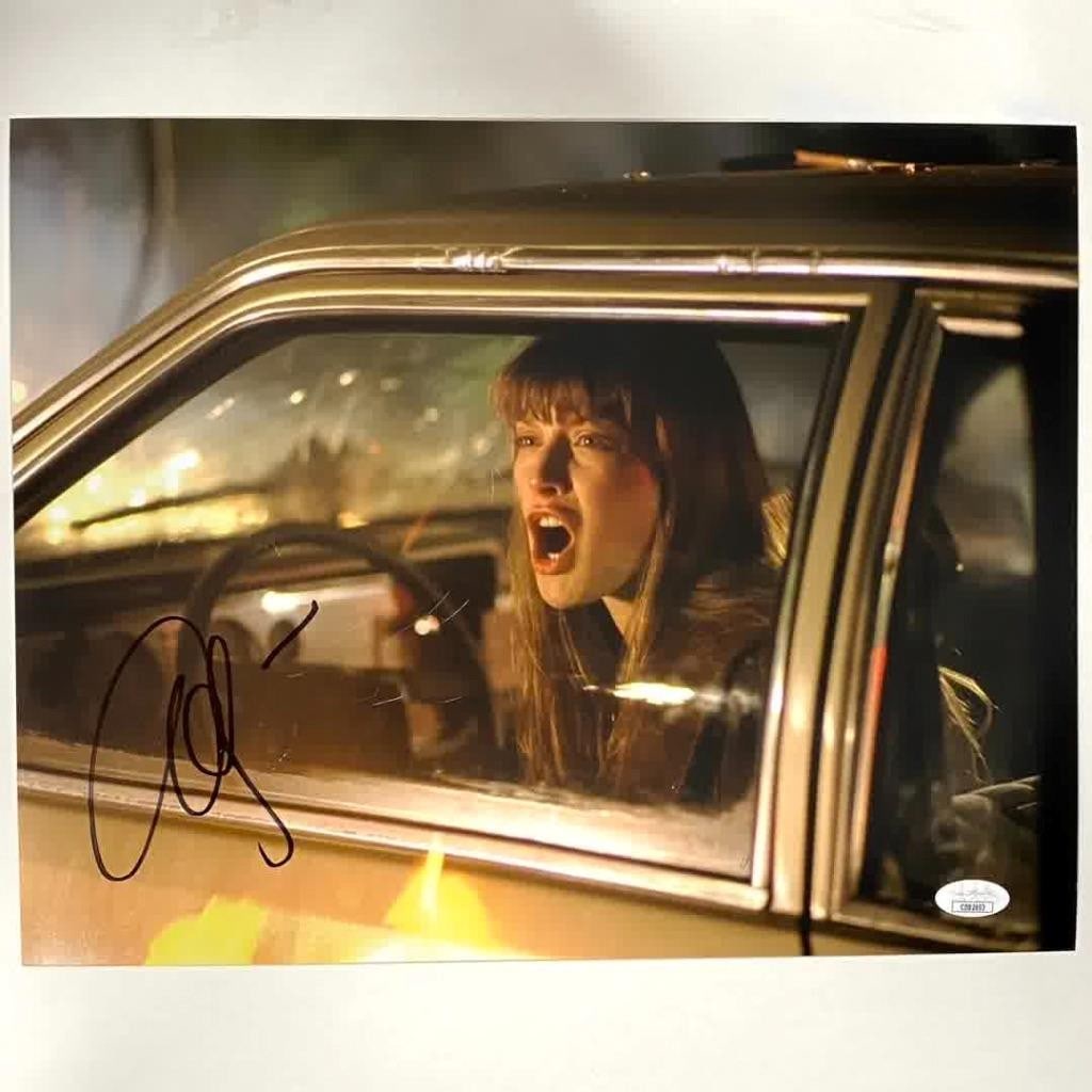 11x14 Photograph Signed by Ali Larter with JSA Authentication: 11x14 Photograph Signed by Ali Larter with JSA Authentication This is an original 11x14 photograph from Final Destination 2, signed by Ali Larter. The autograph is authenticated by James Spence Authen