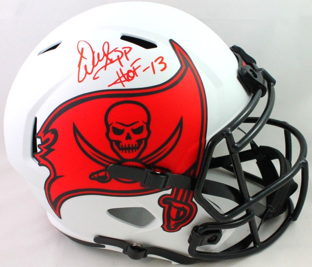Warren Sapp Signed Tampa Bay Buccaneers Helmet with Beckett Hologram (1 of 5)