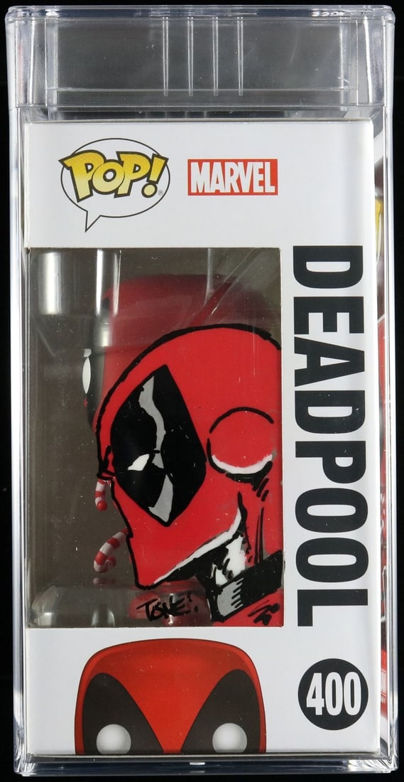 Tone Rodriguez Signed Funko Pop #400 Deadpool PSA/DNA Authenticated: Tone Rodriguez Signed Funko Pop #400 Deadpool PSA/DNA Authenticated This Funko Pop #400 features the signature of renowned artist Tone Rodriguez, expertly authenticated and encapsulated by PSA/DNA. Th
