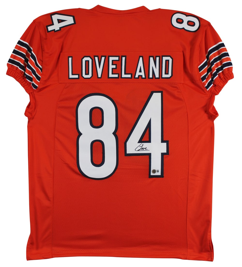 Autographed Orange Procut Jersey Signed by Colston Loveland BAS Witnessed (1 of 3)
