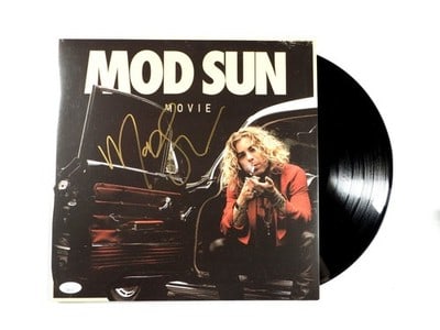 Mod Sun signed album cover with record JSA authenticated (1 of 5)