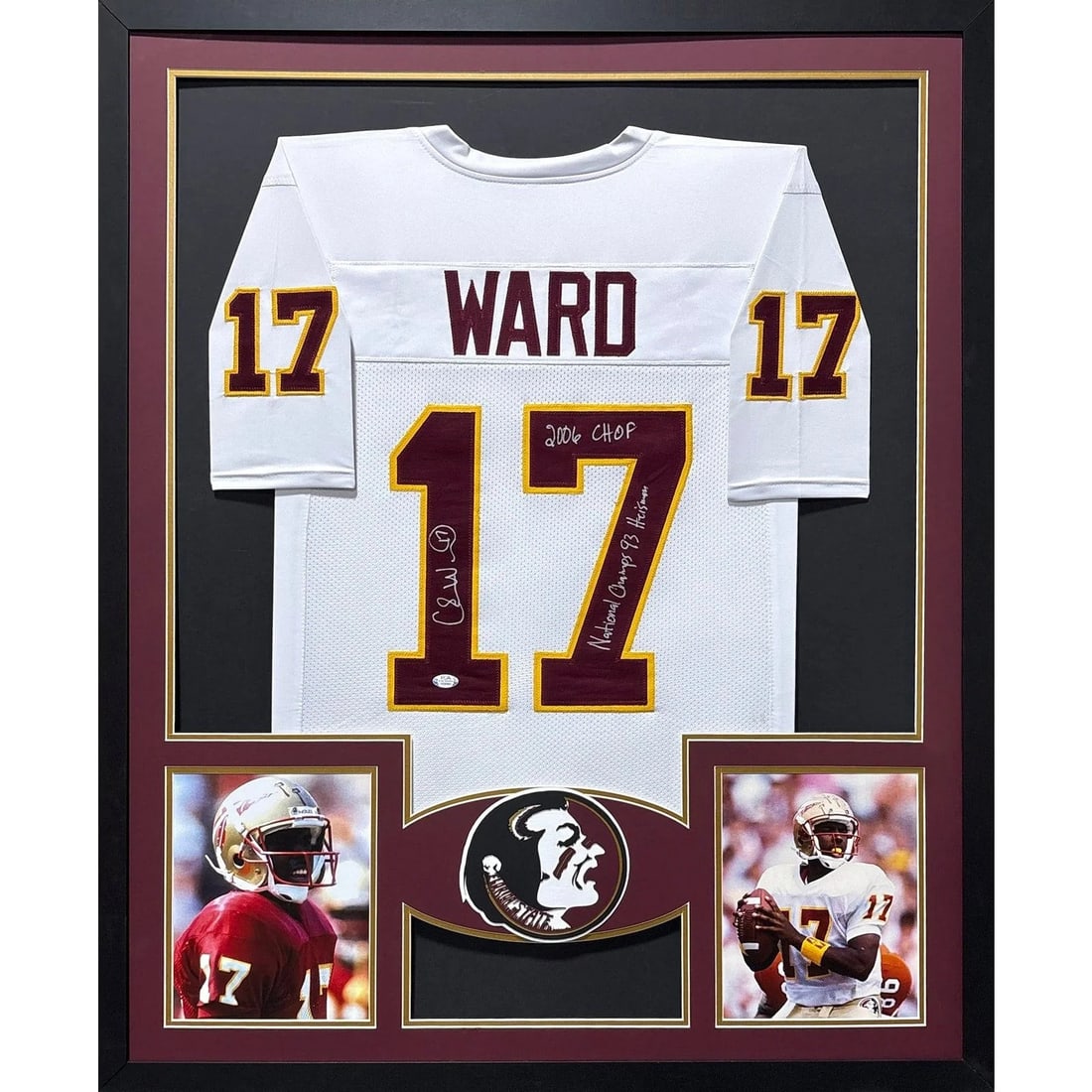 Charlie Ward Signed Framed Jersey PSA/DNA Authentic Florida State (1 of 2)