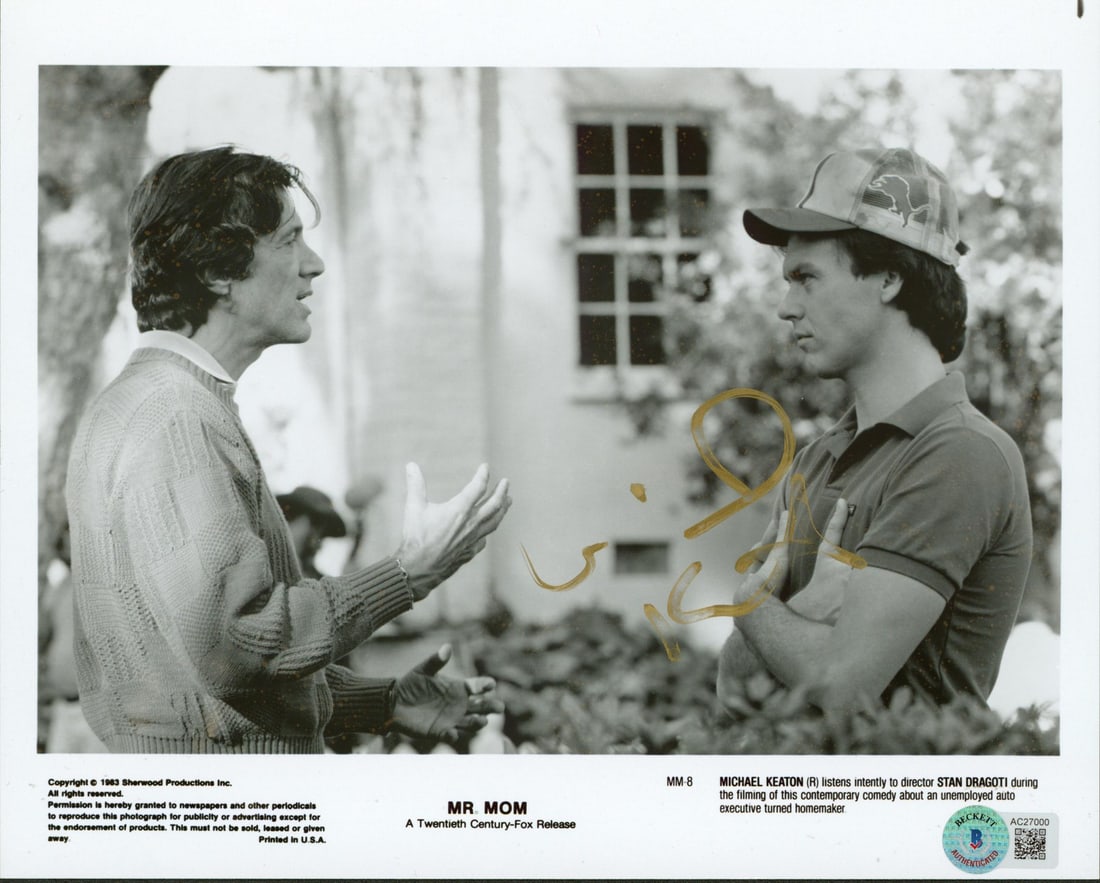 Michael Keaton signed 8x10 Mr. Mom photo BAS authenticated (1 of 5)