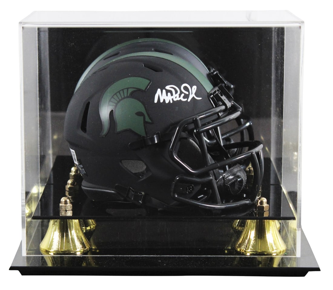 Magic Johnson Signed Michigan State Spartans Eclipse Mini Helmet with Beckett Authentication (1 of 3)