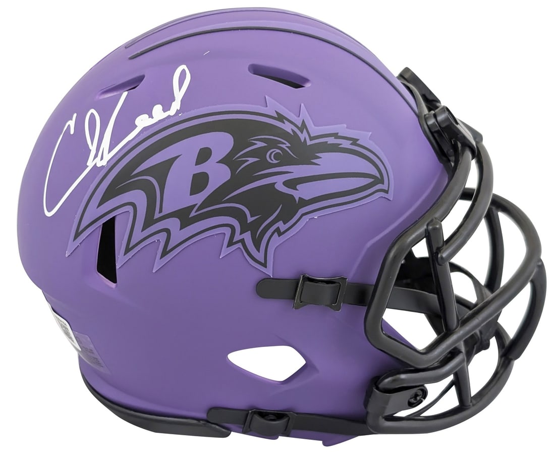 Ed Reed Signed Ravens Alternate Rave Speed Mini Helmet BAS Witnessed: Ed Reed Signed Ravens Alternate Rave Speed Mini Helmet BAS Witnessed This Ed Reed Authentic Signed Alternate Rave Speed Mini Helmet is a must-have for any Baltimore Ravens fan. Personally signed by Ed