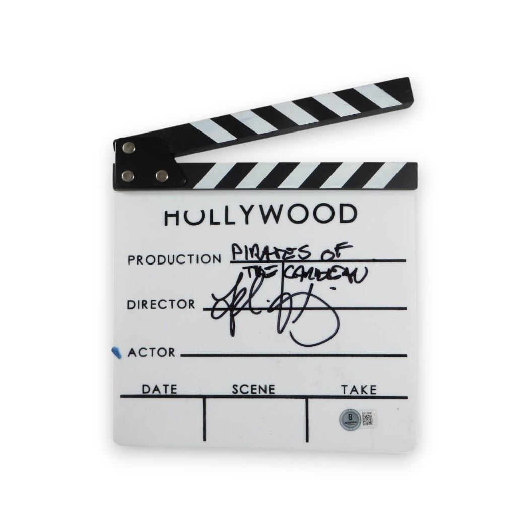 Joachim Ronning Signed Pirates of the Caribbean Movie Clapper Beckett Authenticated (1 of 3)