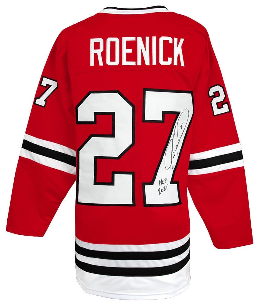 Jeremy Roenick Signed Hockey Jersey Red Custom HOF 2024 COA (1 of 2)