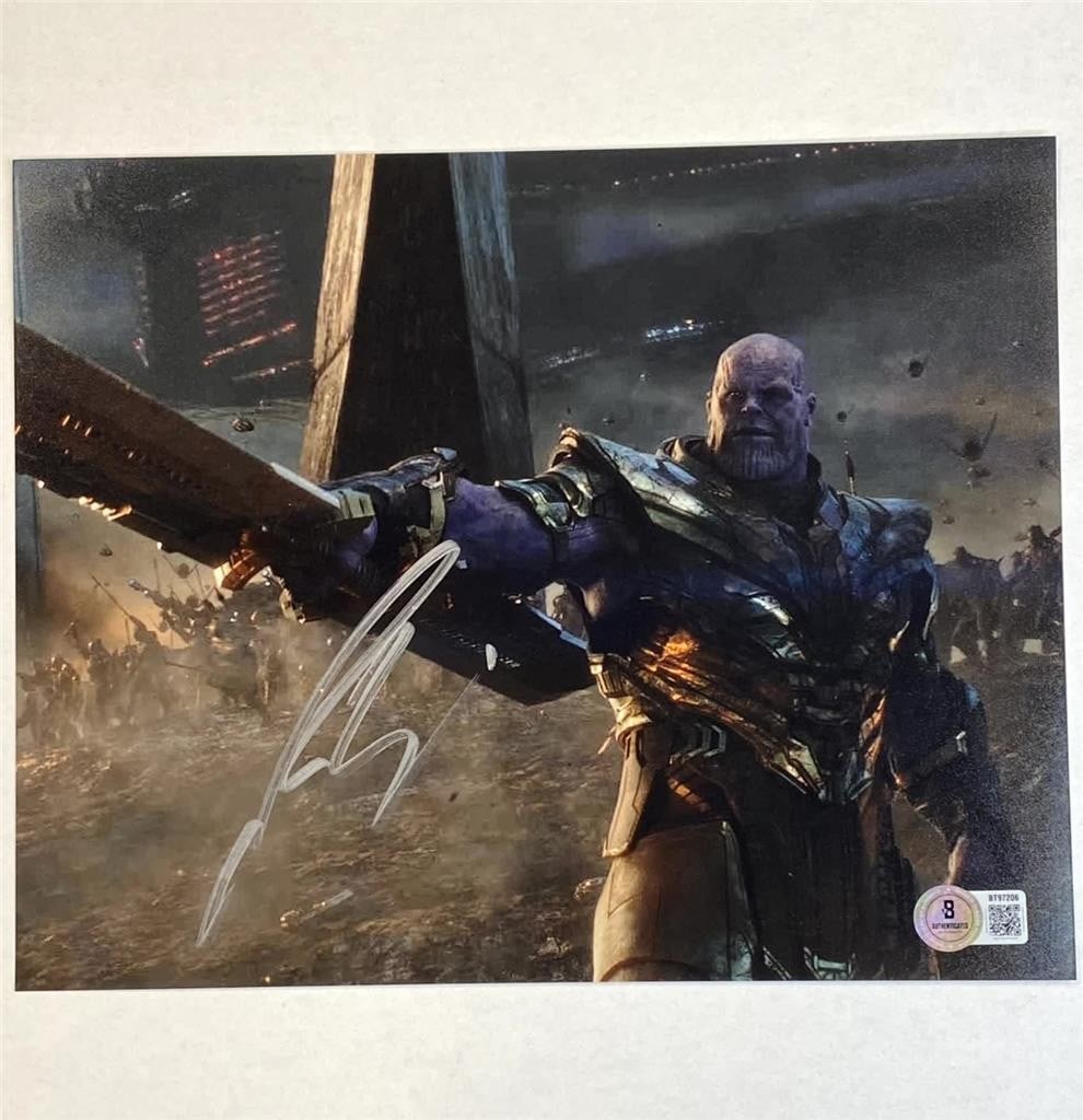 Thanos 8x10 Photograph Autographed by Josh Brolin Beckett Authenticated (1 of 3)