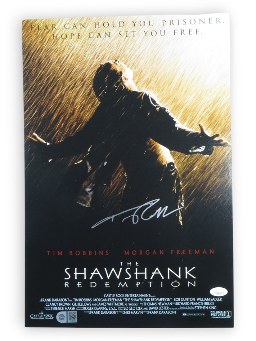 Tim Robbins Autographed 12X18 Photo The Shawshank Redemption JSA Authenticated (1 of 2)