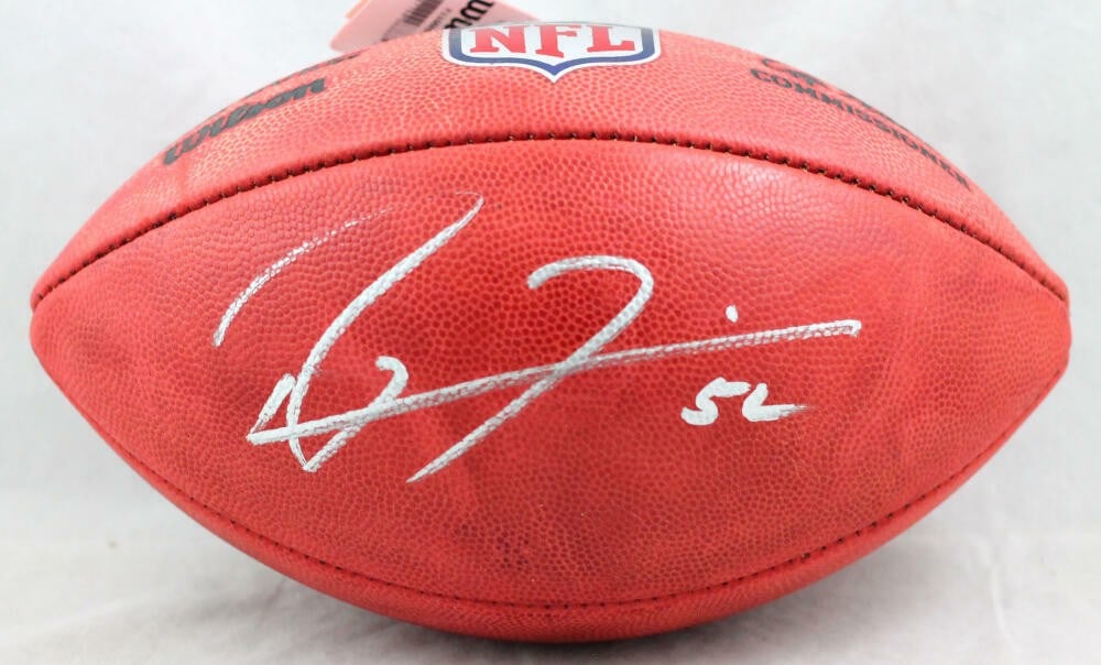 NFL Duke Football Signed by Ray Lewis Beckett Authenticated: NFL Duke Football Signed by Ray Lewis Beckett Authenticated This NFL Duke football has been autographed by Ray Lewis and is authenticated by Beckett. Representing the Baltimore Ravens, this original s
