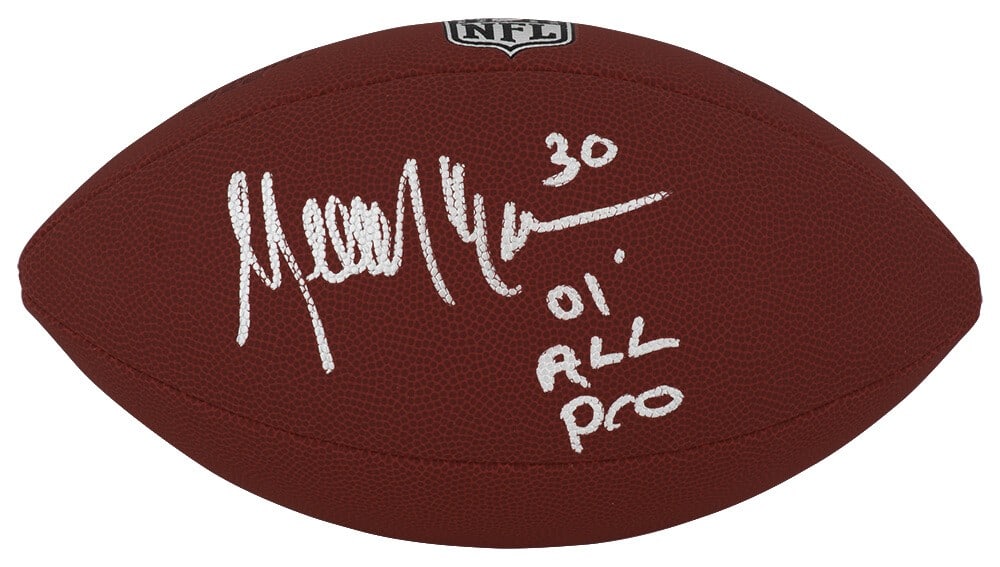 Mike Brown Signed Wilson NFL Football Limited Edition All Pro Inscription (1 of 1)