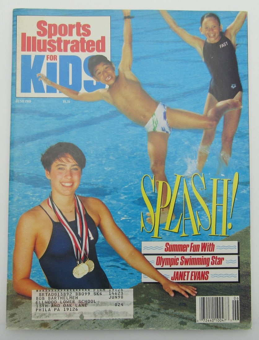 1989 Sports Illustrated for Kids Andre Agassi Uncut Card Sheet: 1989 Sports Illustrated for Kids Andre Agassi Uncut Card Sheet This listing features a June 1989 Sports Illustrated for Kids magazine, showcasing a mint condition uncut sheet of the Andre Agassi card 