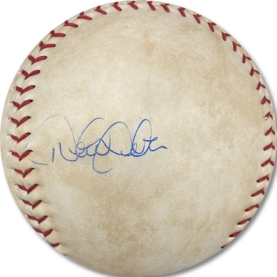 Derek Jeter Autographed Oversized Baseball Yankees JSA Authenticated: Derek Jeter Autographed Oversized Baseball Yankees JSA Authenticated This is an authentic oversized custom baseball signed by baseball legend Derek Jeter. The autograph is authenticated by James Spenc