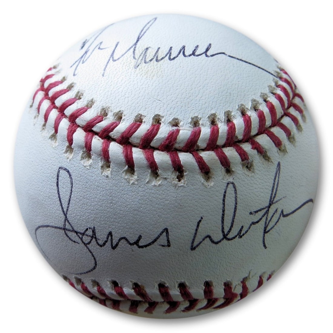 MLB Baseball Signed by James Denton with JSA Authentication (1 of 3)