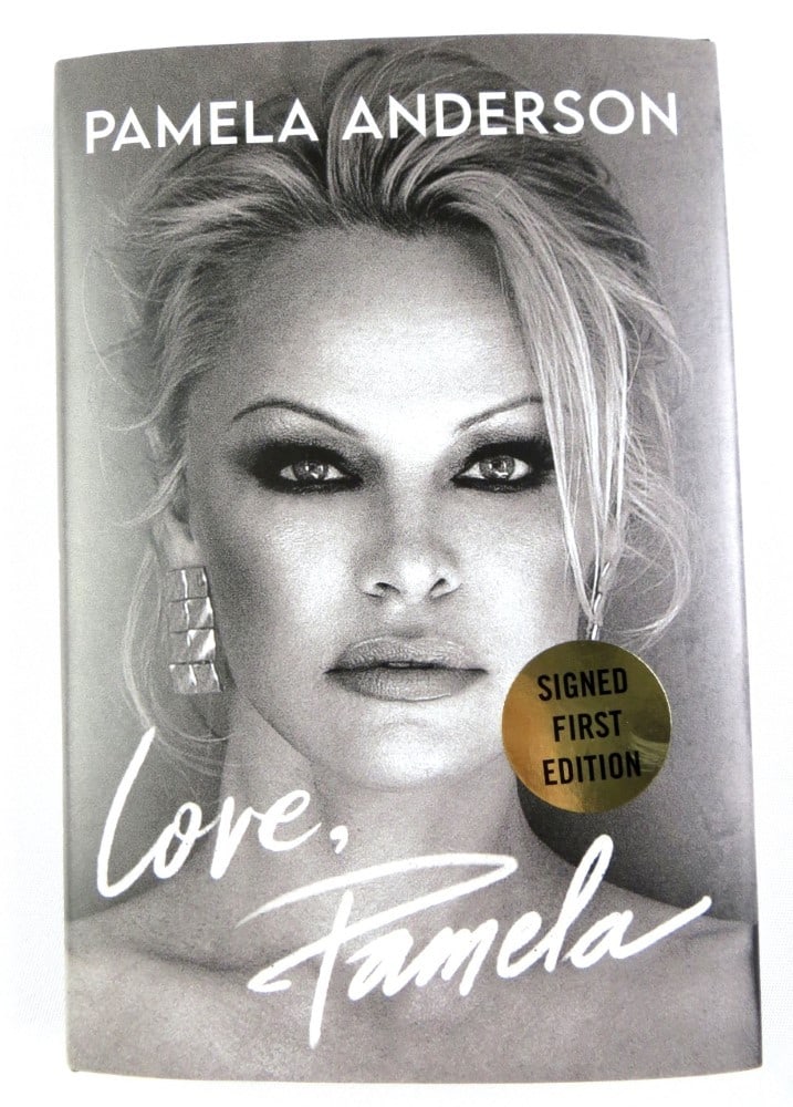 Pamela Anderson Signed Love Pamela Book Baywatch JSA Authenticated: Pamela Anderson Signed Love Pamela Book Baywatch JSA Authenticated This is an original hardcover book titled 'Love, Pamela', autographed by Pamela Anderson. The signature has been authenticated by Jam