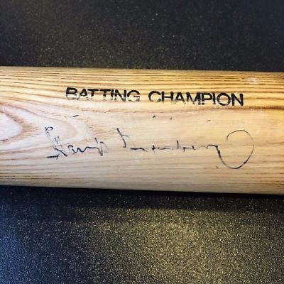 Hank Greenberg autographed Louisville Slugger bat 30 inch JSA COA (1 of 7)