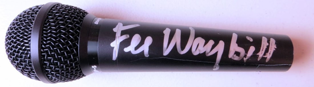 Fee Waybill Autographed Microphone with Global Authentics Certification (1 of 3)
