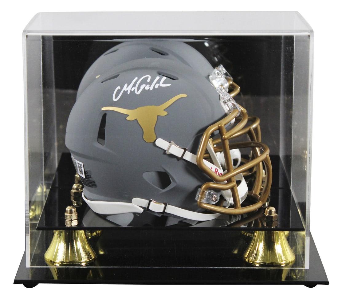 Texas Longhorns Matthew Golden Signed Slate Mini Helmet with BAS Authentication (1 of 3)