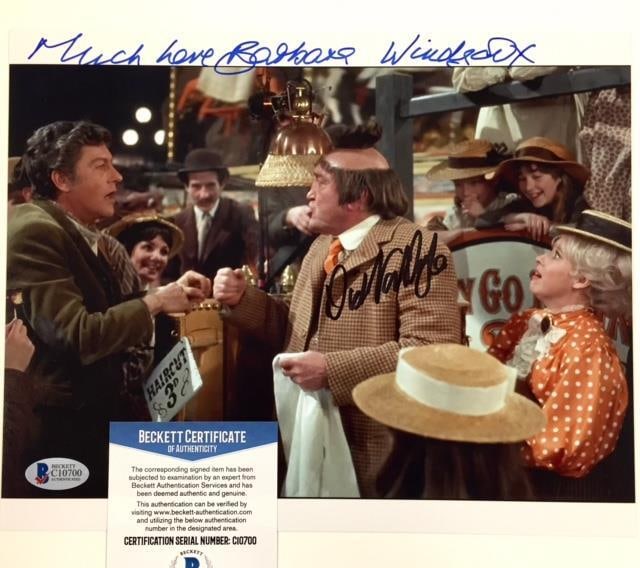 8x10 Photograph Signed by Dick Van Dyke and Barbara Windsor Beckett COA (1 of 1)