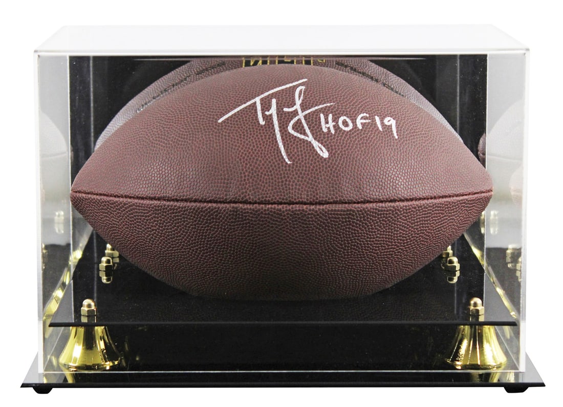Ty Law Signed Wilson Super Grip Football HOF 2019 with BAS Authentication: Ty Law Signed Wilson Super Grip Football HOF 2019 with BAS Authentication This authentic Wilson Super Grip Football is personally signed by Ty Law, featuring the inscription "HOF 2019". The football c
