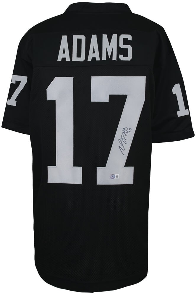 Davante Adams Signed Black Custom Jersey Las Vegas Raiders Beckett COA: Davante Adams Signed Black Custom Jersey Las Vegas Raiders Beckett COA Celebrate your fandom with this Davante Adams signed black custom football jersey, a must-have for any Las Vegas Raiders enthusia