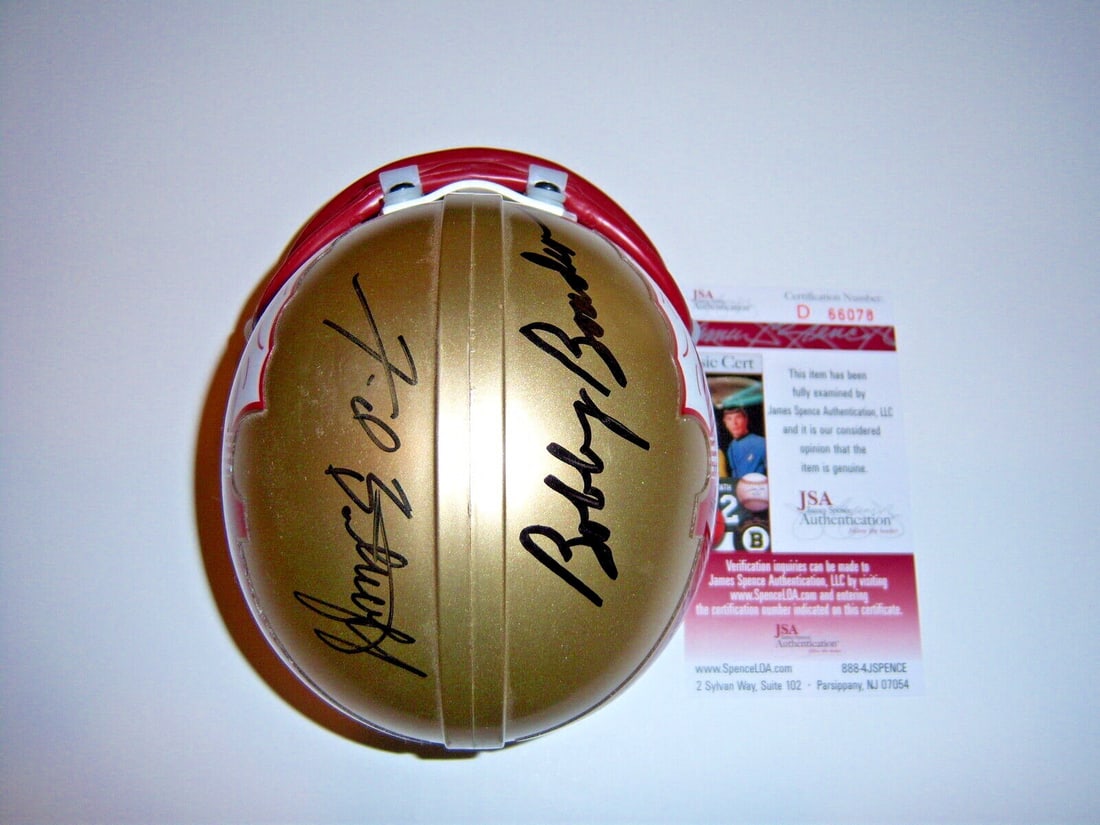 Florida State Mini Helmet Signed by Bowden and Biletnikoff with JSA COA (1 of 1)