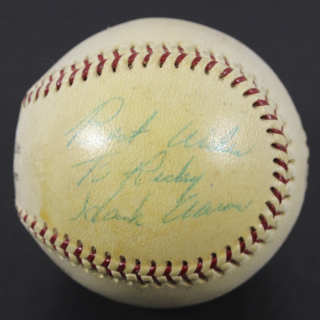 1960s Hank Aaron Signed National League Baseball JSA Authenticated: 1960s Hank Aaron Signed National League Baseball JSA Authenticated This vintage National League baseball, signed by Hall of Famer Hank Aaron during his playing days in the 1960s, is a must-have for an