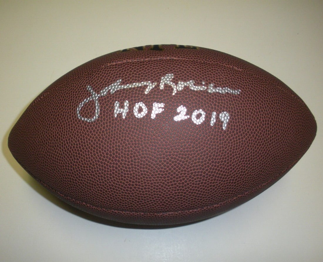 Autographed Football Johnny Robinson Hall of Fame LSU Tigers Kansas City Chiefs Beckett COA: Autographed Football Johnny Robinson Hall of Fame LSU Tigers Kansas City Chiefs Beckett COA This is a pre-owned football signed by Johnny Robinson, featuring inscriptions for "LSU Tigers HOF 19" and