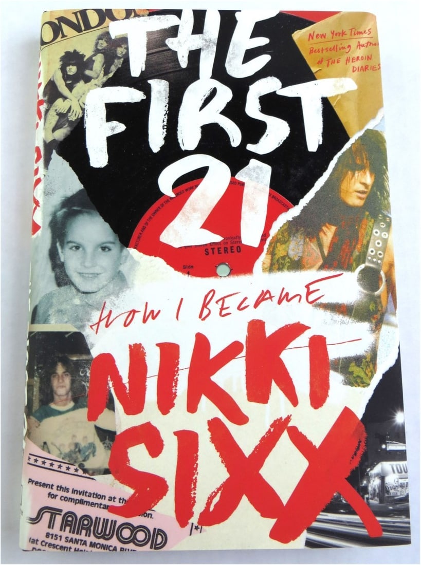 Nikki Sixx Autographed Hardcover Book With JSA Authentication (1 of 3)