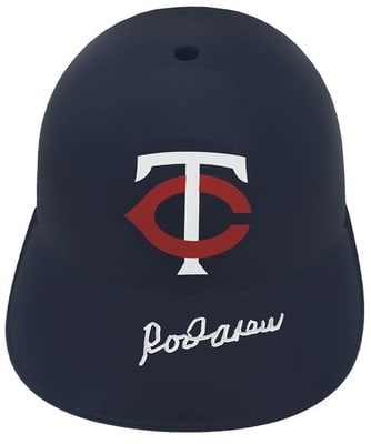 Minnesota Twins souvenir batting helmet signed by Rod Carew with COA (1 of 2)