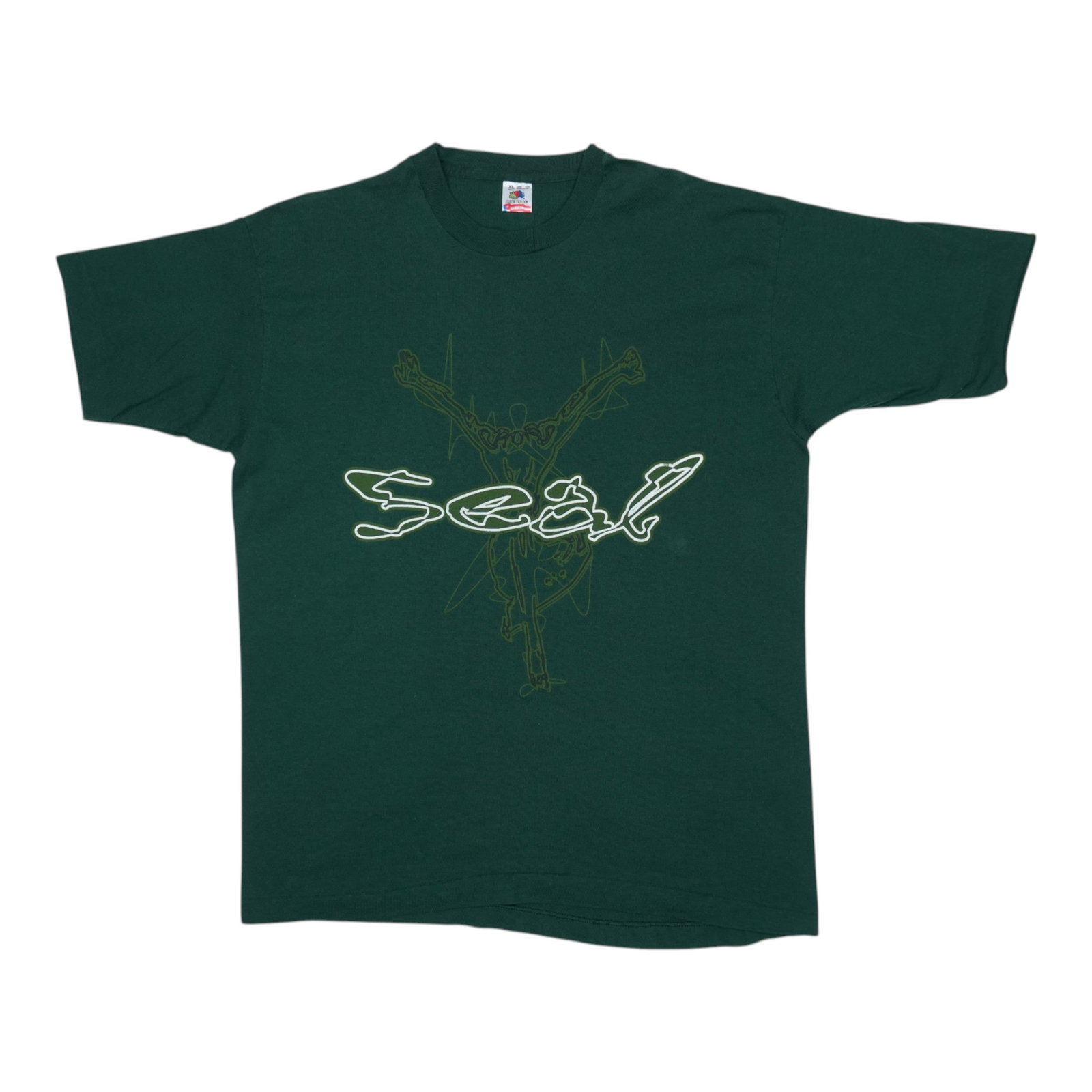 Vintage 1995 Seal Kissed By A Rose Graphic Cotton Shirt Extra Large: Vintage 1995 Seal Kissed By A Rose Graphic Cotton Shirt Extra Large This is an original vintage 1995 Seal Kissed By A Rose shirt featuring front and back graphics. Made from 100% cotton, the shirt is 