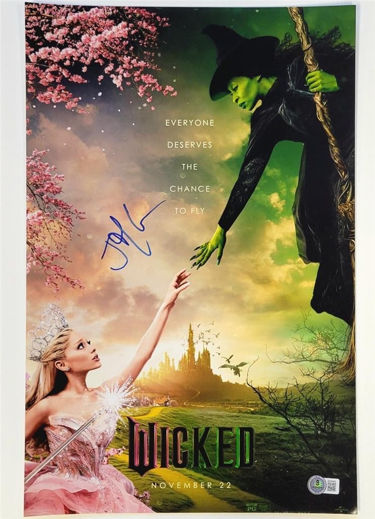 John M. Chu Autographed Wicked 11x17 Photo Beckett BAS (1 of 3)