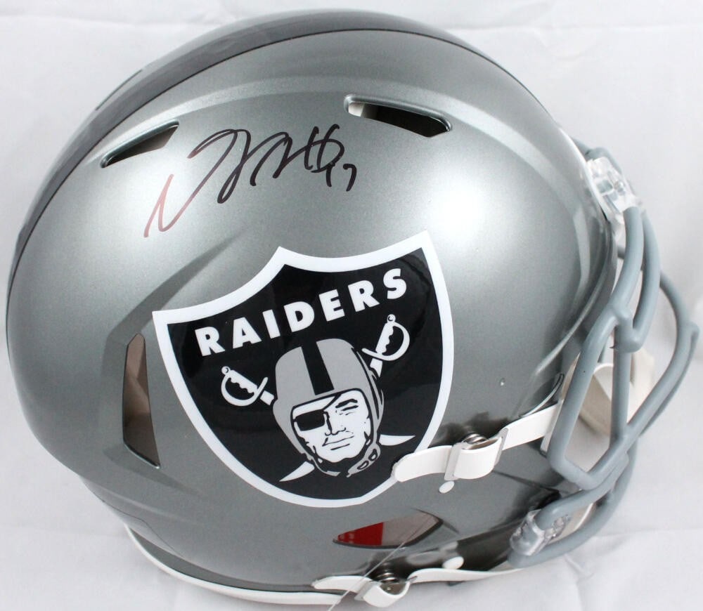 Las Vegas Raiders Flash Speed Helmet Signed by Davante Adams Beckett Authenticated (1 of 7)