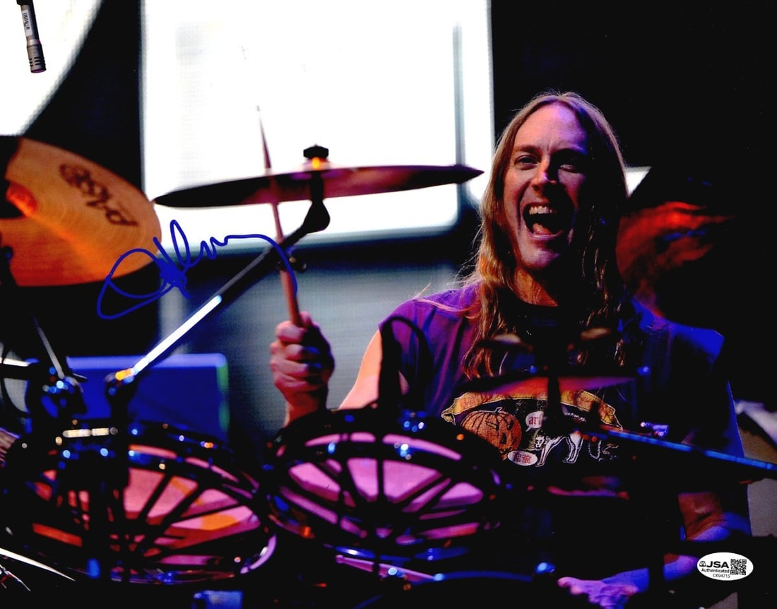 JSA Authenticated Danny Carey Signed 11x14 Tool Stage Photo (1 of 2)