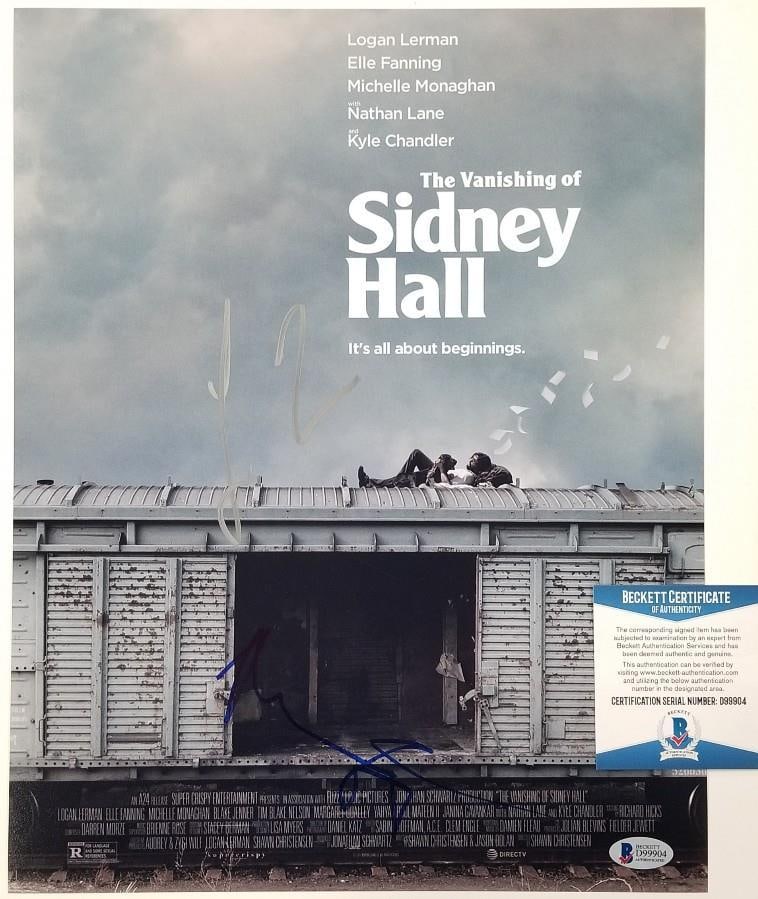 11x14 Sidney Hall Photo Signed by Logan Lerman and Michelle Monaghan BAS COA (1 of 1)