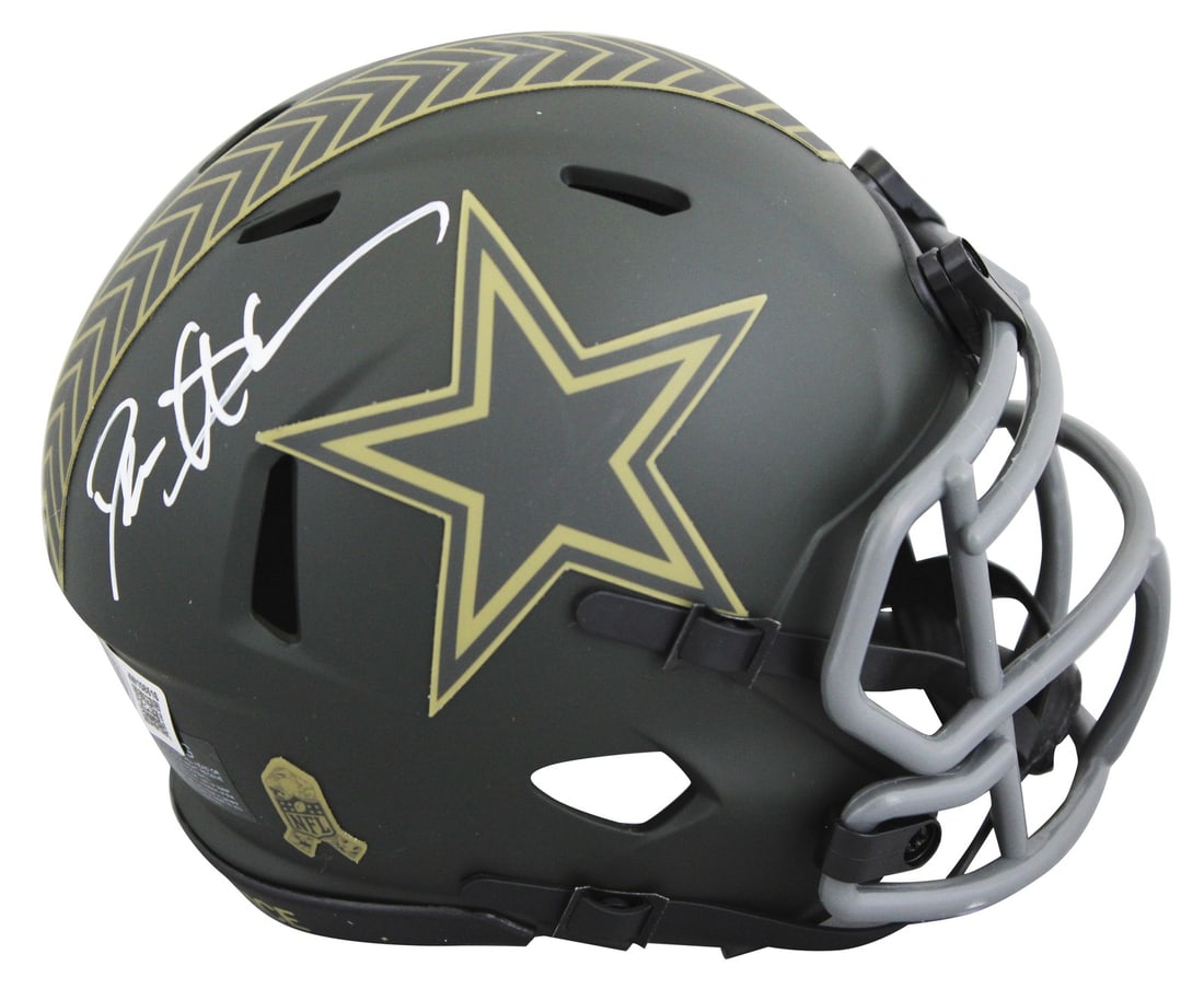 Deion Sanders Signed Dallas Cowboys Mini Helmet BAS Authenticated (1 of 2)