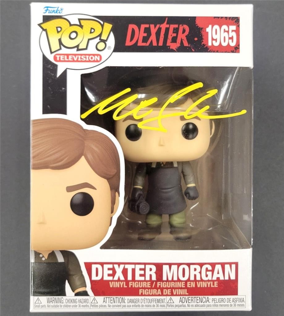 Michael C. Hall Autographed Dexter Morgan Funko Pop Beckett BAS (1 of 6)