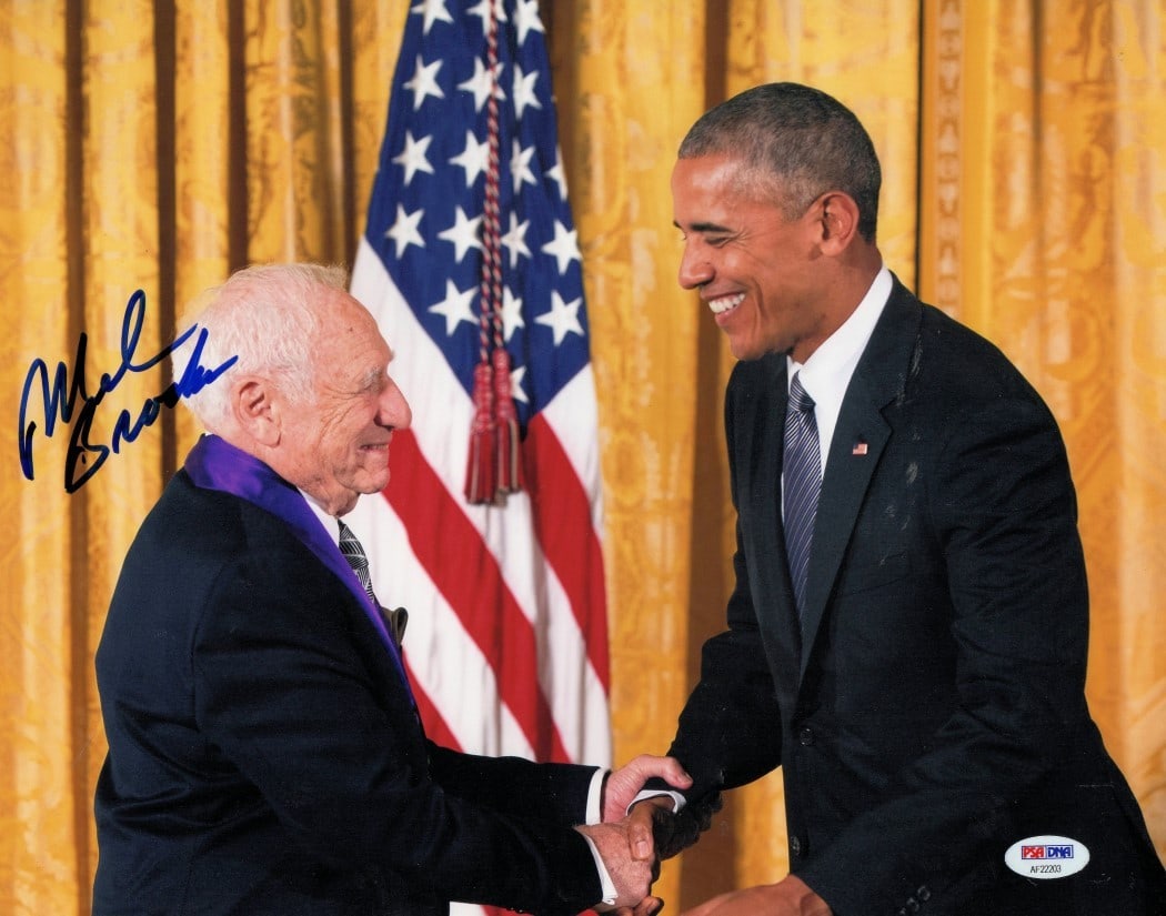 Autographed 11x14 Medal of Freedom Photo Signed by Mel Brooks PSA Authenticated (1 of 1)