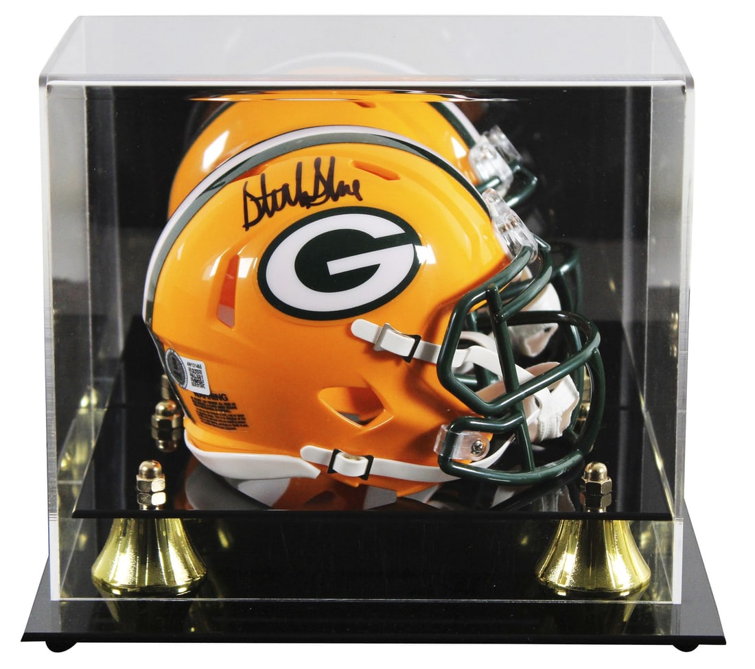 Sterling Sharpe Autographed Packers Speed Mini Helmet with BAS Authentication (1 of 3)